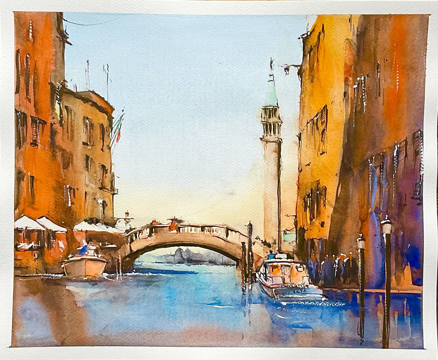 Impressions of Campanile San Marco, Venice (size 14'' x 17'')